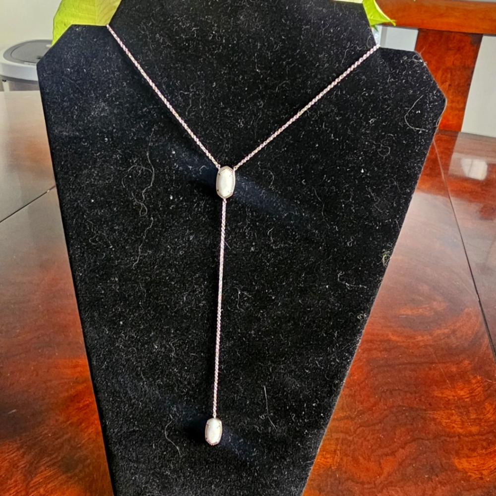 Kendra Scott Ellison Y Necklace - Opal